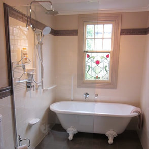 Renovated Victorian style bathroom
